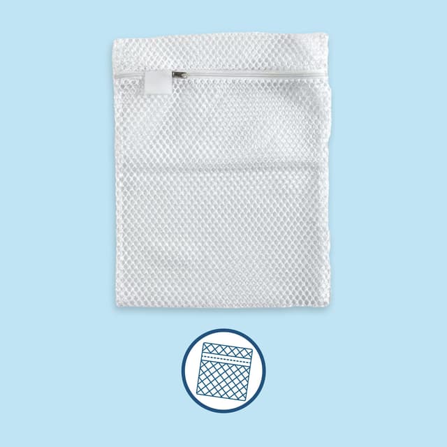 Zipped Mesh Laundry Bag
